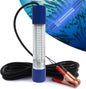 Underwater Fishing Light 12V LED Night Fishing Green Light Submersible Fish Finder Bait Attractor for Docks Boats Kayaks, Freshwater Saltwater Bass Snook Crappie Squid Shrimp