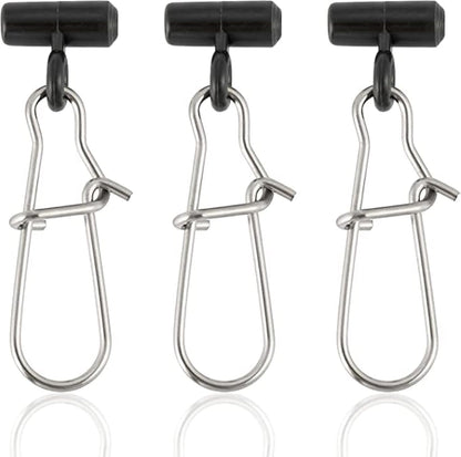 Dr.Fish Sinker Slides for Fishing, Sinker Weight Silder Line Slide Sleeve Swivel Duo Lock Snaps for Saltwater Surf Bottom Fishing Fish Fider Rig Catfish Rig