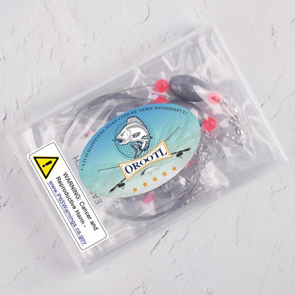 Fishing Egg Sinker Rigs, 8pcs Catfish Rigs Saltwater Flounder Rigs Fishing Wire Leader Rigs with Egg Weights Swivel Snaps Fishing Ready Rigs Bottom Rig