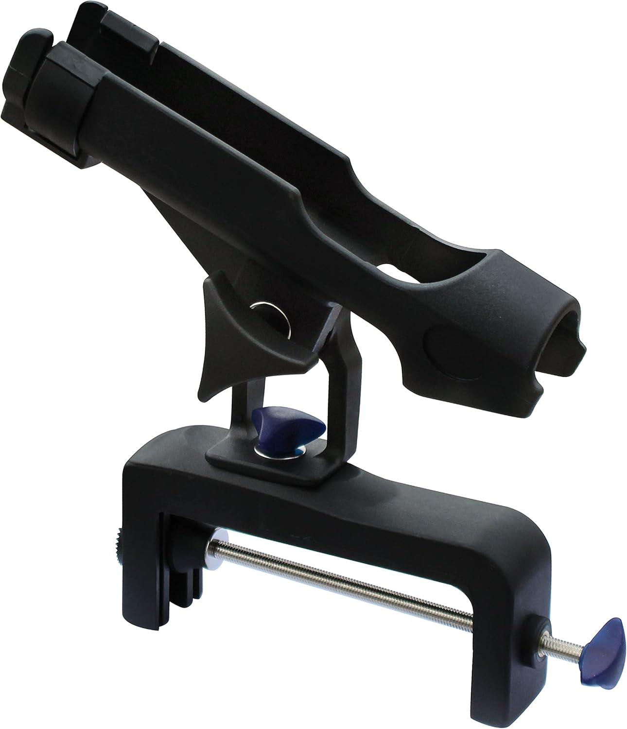 Fishing Rod Holder for Boat 360° Adjustable Boat Rod Holder Racks Clamp on Fish Pole Holders Stand Rack for Boats Kayak Canoe Raft Accessories