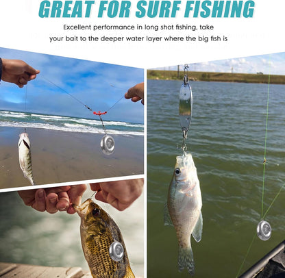 Disc Sinkers Fishing Weights, Coin Fishing Sinkers Weights Saltwater Surf Fishing Weights Bottom Drifting Trolling Catfishing Fishing Sinkers Saltwater Gear Tackle 1oz 2oz 3oz 4oz 5oz 6oz 8oz