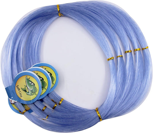 Fishing Line 547 Yard Monofilament Fishing Line Strong Invisible Line Clear Mono Nylon Fishing Leader Line for Saltwater Freshwater