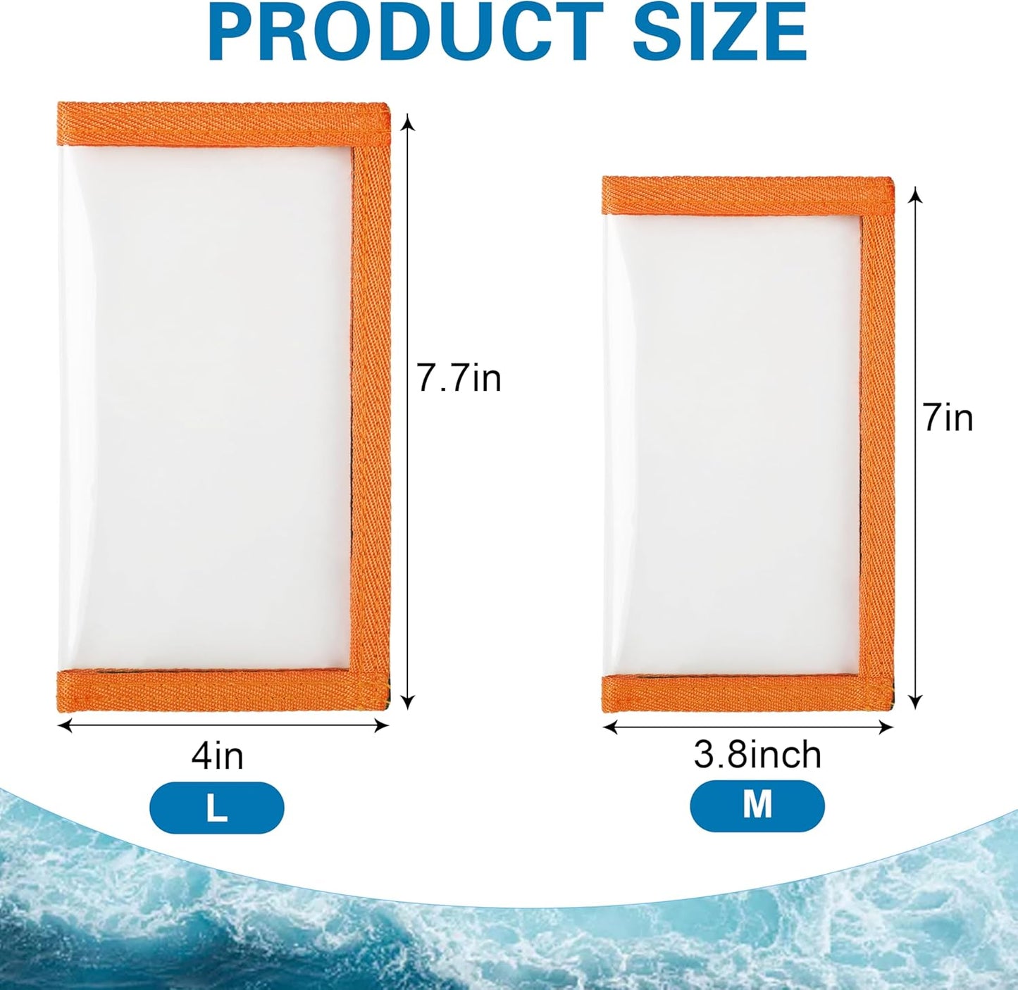 Fishing Lure Wrap, 5pcs Clear PVC Fishing Hook Covers Thicken Safe Easily See Lure Covers Bait Storage for Rod Keep Children Pets Fishermen Safe